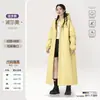 Impermeable Ropa de Abrigo para Adultos Largo Cuerpo Completo Antitormenta Repartidor de Comida en Moto Eléctrica Persona Sola Poncho de Lluvia para Mujer
