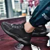 Zapatos de trabajo negros para pareja de comercio exterior, zapatos casuales deportivos, zapatos de hombre, talla grande 48, 47 zapatos de papá, zapatos de mujer, zapatos blancos para hombre
