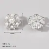 Botones de Diamante Perla Huecos de Pagoda Estilo Mismo de Marca Botones de Diamante Multicolor Multitamaño Gama Alta Estilo Chanel