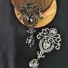 Broche grande moda corona cristal corsage suministro directo de fábrica accesorios para ropa colgante para ropa broche de cristal