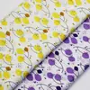 Tela Estampada con Marca de Agua de Puntos Algodón Popelina de Artesanía Completa Tela para Camisa de Vestir de Globo Fruta Limón Tejida