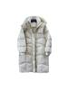 Abrigo Largo de Invierno con Capucha Estilo Coreano para Mujer, Moda Invernal, Engrosado, Resistente al Frío, Plumón de Pato Blanco, Chaqueta Larga hasta la Rodilla, Pinghu