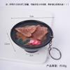 Tigela de ramen estilo japonês simulação de PVC Ishakaya pássaro queimando simulação de ornamentos de comida acessórios para casa de brincar de cozinha DIY