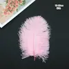 15-20cm pena de avestruz tingida pena de avestruz arranjo de flores de interior cor da pena