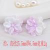 Nuevos accesorios de resina de gardenia luciérnaga material para funda de teléfono DIY hebilla de bolso zapato pasador pegamento en crema
