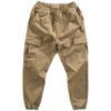 Novedad Otoño Microelástico Con Cordones Pie-dedo Pantalones Cargo Outdoor Modernos Lavado Vintage Caqui Casual Sueltos para Hombre