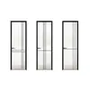 Puerta Oscilante de Aleación de Aluminio Personalizada por el Fabricante, Puerta de Cristal para Cocina del Hogar, Dormitorio y Baño, Realiza Proyectos de Puertas Oscilantes