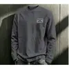 Camiseta blanca de manga larga para hombre, nuevo estilo otoño/invierno 2026, corte holgado, capa base, ropa interior, top casual para adolescentes