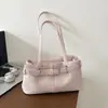 Bolso cuadrado pequeño fresco y dulce al por mayor para mujer, nuevo modelo de verano 2026, bandolera texturizada de color liso, bolso de axila para el trabajo
