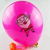 Globo de colores variados para fiesta navideña con estampado floral de cinco lados, globo decorativo Xiongxian