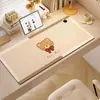 Novo Modelo 2025 Mouse Pad Aquecido, Tapete de Mesa Aquecido Extra Grande, Tapete de Mesa Quente Fresco de Desenho Animado Certificado 3C
