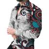 Camisas de Primavera para Hombre para Usar Afuera, Camisas Estampadas Europeas y Americanas para Hombre de Amazon, Cárdigans para Hombre, Camisas de Manga Larga, Tops para Hombre