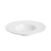 Plato de Cena Cerámico Casual y de Aspecto Elevado, Plato Blanco Puro para Pasta Occidental, Plato Hondo para Sopa de Sombrero de Paja de Lujo Accesible, Plato Hondo para el Hogar