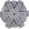 Fornecimento spot transfronteiriço tapete espessado para louça tapete para panela tapete isolante de feltro coaster em formato de flor tapete de mesa tapete para travessa de caçarola
