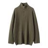 Suéter de Cashmere 100% Puro Estilo Twist Meia-Zip Unissex Estilo Old Money Preguiçoso Versátil Outono e Inverno Novo Estilo