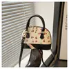 Bolso de Mano Nuevo de Moda para Niña Bolso de Hombro con Estampado de Textura de Nicho Estilo Commuter Bolsa Tipo Almohada de Cereza Bolsa de Hombro/Axila