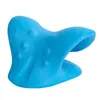 Almohada en Forma de C Masajeador de Columna Cervical Acupresión Corrector para Dolor de Hombro y Cuello, Corrección de Curvatura, Almohada para Joroba, Dispositivo de Tracción para Protección del Cuello en Casa