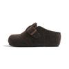 Zapatos de Algodón con Aumento Interior 2025 Nuevos Zapatos Estilo Coreano Otoño e Invierno Zuecos Birkenstock con Punta Forrados de Lana Zapatos Peludos para Mujer