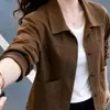 Chaqueta Corta Holgada Estilo Coreano para Mujer Moda Delgado Chic Casual Versátil Top