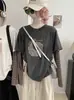 KEKEZOON Linda Camiseta de Manga Larga Suelta Cuello Redondo Estampado de Oveja Pequeña Otoño Nueva Llegada Top 9240