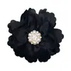 Nuevo Tejido de Satén Hecho a Mano Perla Diamante Núcleo de Flor Flor diy Accesorios para el Cabello Tocado Zapatos y Sombreros Accesorios de Ropa