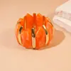 Pulsera de Acrílico con Degradado Transfronterizo Europea y Americana, Sensación de Lujo Ligero de Alta Gama, Exquisita Joyería de Moda para Mujer, Diseño Único