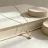 Elegante Collar de Gota de Agua de Nuevo Estilo para Mujer, Simple y Versátil, Diseño de Nicho de Moda de Alta Gama, Cadena para Clavícula, Regalo de San Valentín