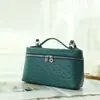 Capa Superior Piel de Vaca Avestruz Bolsa Lonchera de Alta Gama Cuero Genuino Bolso de Mujer Nuevo Estilo Bolso de Mano de Mujer Bandolera Bolsa Cosmética