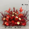 Nuevos Arreglos Florales de Piso para Decoración de Bodas, Arte Floral para Bodas, Arreglos Florales para Escenario en T, Arreglos Florales de Bienvenida para Hoteles