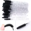 50 Piezas/Paquete Cepillo de Pestañas de Silicona Cepillo para Pestañas de Ojos Rodillo Palito para Pestañas Torre Portátil Color Cabezal de Cepillo de Silicona