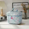 Bolsa de Maquillaje Estilo Coreano Ins con Estampado de Mariposas Gran Capacidad Bolsa de Maquillaje para Estudiantes Bolsa de Almacenamiento para Maquillaje Bolsa de Artículos de Tocador de Viaje