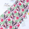 Tela de Poliéster Estampada con Patrón de Hojas Bohemio para Vestidos y Pantalones de Verano, Estampado Tropical Tie-Dye, Estampado de Plantas