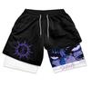 Pantalones Cortos Serie Dragon Ball Impresión Digital 3D Adulto Doble Capa Pantalones de Playa Amazon Comercio Electrónico Transfronterizo Caliente Fábrica