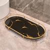 Rack de Armazenamento para Bancada de Banheiro, Bandeja Cosmética para Bancada de Banheiro, Rack de Armazenamento para Lavatório, Estilo Luxo Leve