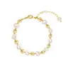 Pulsera de Perlas de Agua Dulce de Tamaño Ajustable Pulsera de Temperamento para Mezclar y Combinar Moda Ins Coreana Pulsera Casual para Mujer