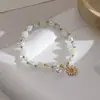 Pulsera de Perlas y Cristales Irregulares Diseño Original Verano 2024 Estilo Chino Belleza Oriental~ Pulsera de Perlas