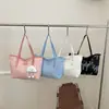 Bolso de hombro transfronterizo, bolso de mano bordado, diseño lindo de nube, gran capacidad, bolso popular para mujer, bolso tote ligero, bolso de axila