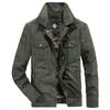 Ropa Informal para Hombre Jeep Primavera y Otoño Nueva Moda Solapa Casual para Hombre Múltiples Bolsillos Chaqueta de Moda Top 2676