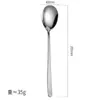 Colher Coreana de Aço Inoxidável Colher de Jantar Garfo de Jantar Garfo de Sobremesa Colher para Comer em Casa Beber Colher de Sopa Pode Gravar Logo a Laser