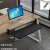 Trilho Deslizante para Bandeja de Teclado Suporte de Teclado Clipe de Mesa Suporte de Computador Suspenso Gaveta Suporte de Armazenamento para Mouse Sem Necessidade de Furação