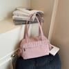Bolso de Hombro Nuevo Verano Versátil Gran Capacidad Bolso de Mano Femenino Estudiante Universitaria Bolsa para el Trabajo Casual Simple Bolso de Axila