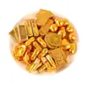 Decorações de Bolo de Chocolate Moeda de Ouro, Lingotes de Ouro, Barras de Ouro, Celebração de Aniversário, Doces de Casamento, Confeitaria, Toppers para Bolo de Aniversário