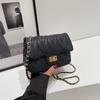 Moda popular de este año, textura suave, cierre de bloqueo, bolso pequeño, para mujer, verano 2024, nuevo, color sólido, bolso de mensajero ins para mujer