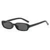 Moda Europea y Americana Gafas de Sol Cuadradas Simples y Clásicas para Mujer Sensación de Alta Gama Retro Protección UV para Exteriores Gafas de Sol Versátiles
