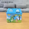Cofrinho Criativo Infantil Armazenável e Recuperável, Design Cartoon Anti-Queda, Presente para Estudante com Cadeado, Cofrinho de Ferro de Grande Capacidade