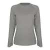 Nova Roupa de Yoga Outono/Inverno 2026 Feminina Manga Longa Top Esportivo para Corrida ao Ar Livre Fitness Camiseta Versátil Camada Base Casual