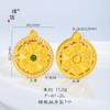 Tienda de oro Puzuo mismo estilo oro arena accesorios DIY colgante Bao Xianghua Huang Cai Shen Jin Yu Mantang collar de nuevo estilo chino para mujer