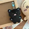 Chaveiro Pingente Gato de Pelúcia Expressivo Popular Boneca Fofa Pingente de Bolsa de Boneca Presente Presente da Moda
