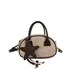 Bolso de Hombro de Lunares Más Vendido 2026 Otoño/Invierno Nuevo Moda Retro Versátil para Viajes Cotidianos Simple Temperamento Bolso de Hombro Único