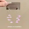 Pendientes de Borla de Flor de Lirio del Valle RainSpring Verano Super Estilo Hada, Hermosos, Modernos, Versátiles, Estilo Dulce y Pendientes Atmosféricos